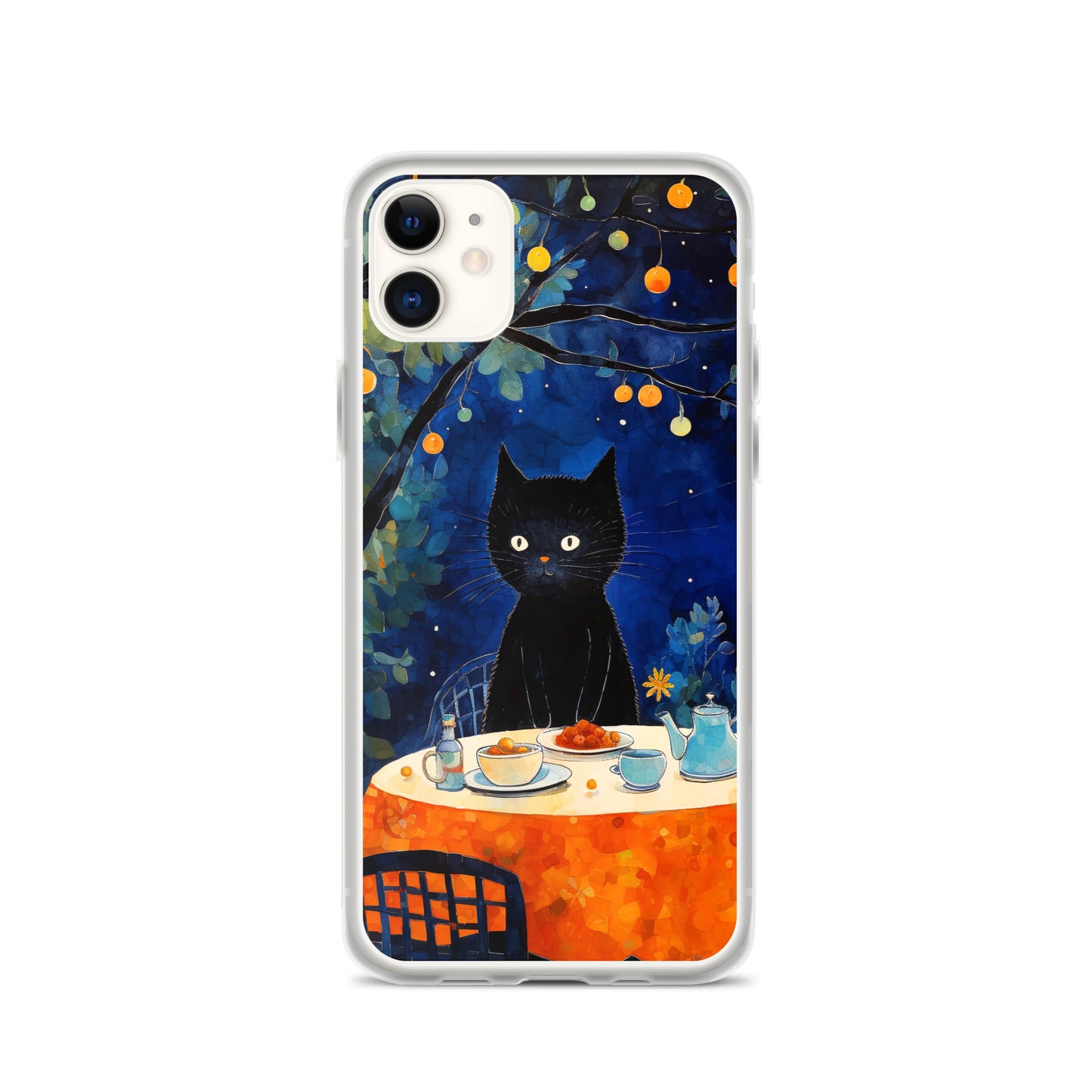 Feline Dinner N2 - Clear Case for iPhone