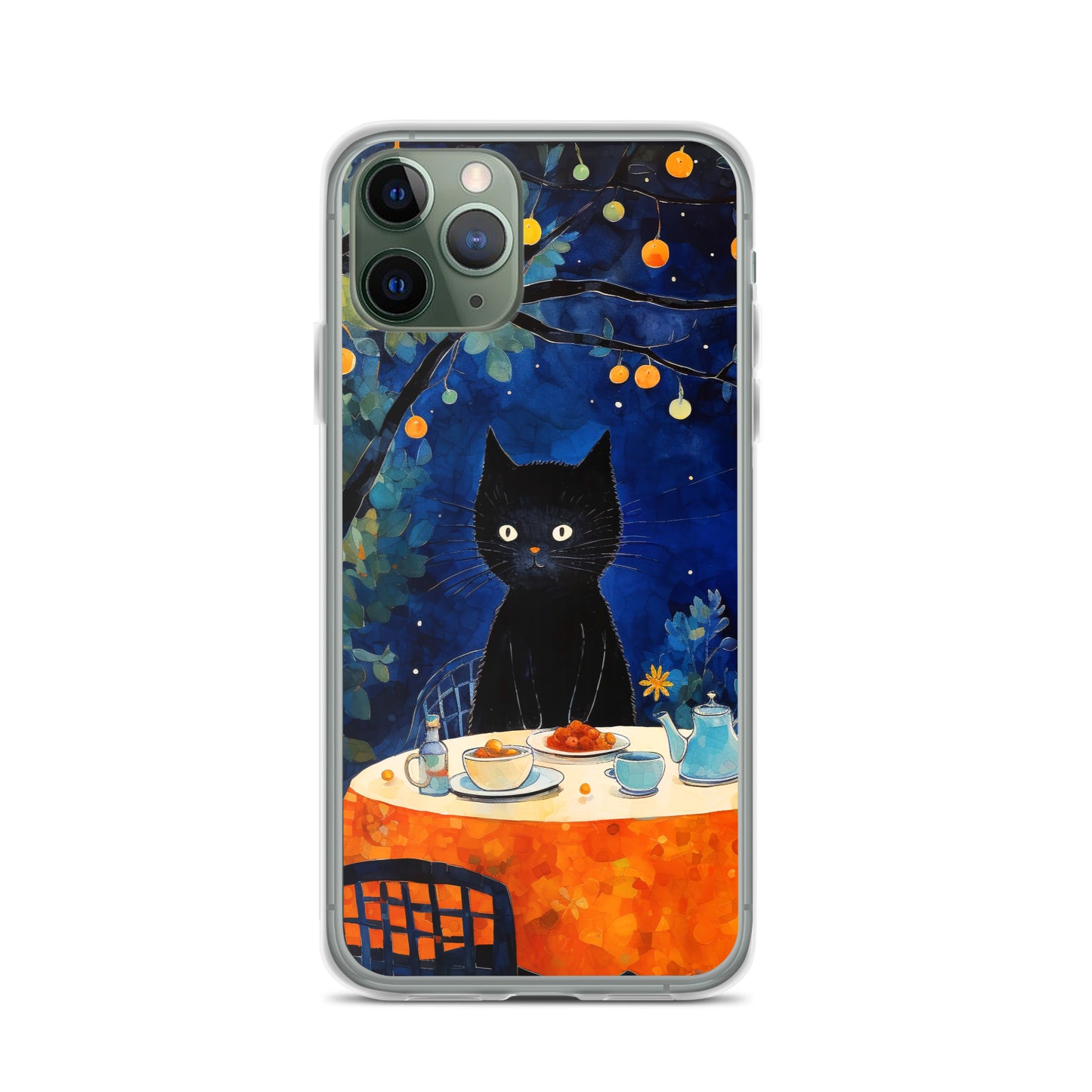 Feline Dinner N2 - Clear Case for iPhone