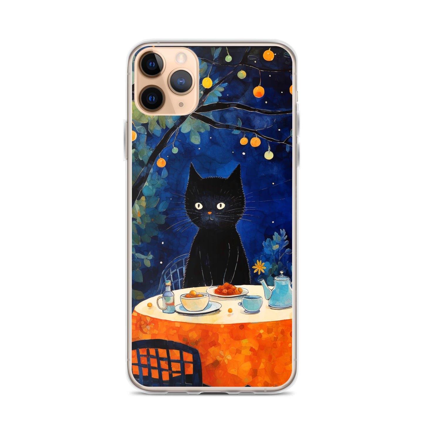 Feline Dinner N2 - Clear Case for iPhone