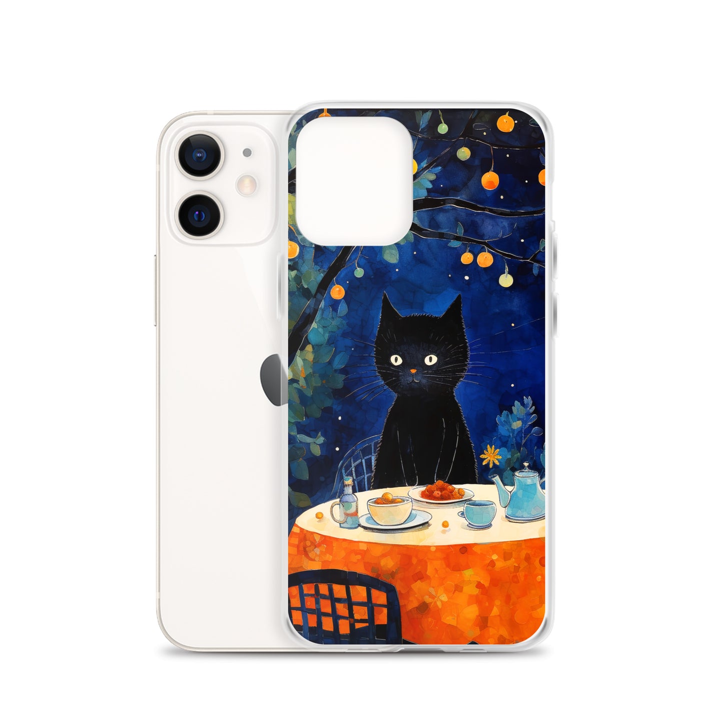 Feline Dinner N2 - Clear Case for iPhone