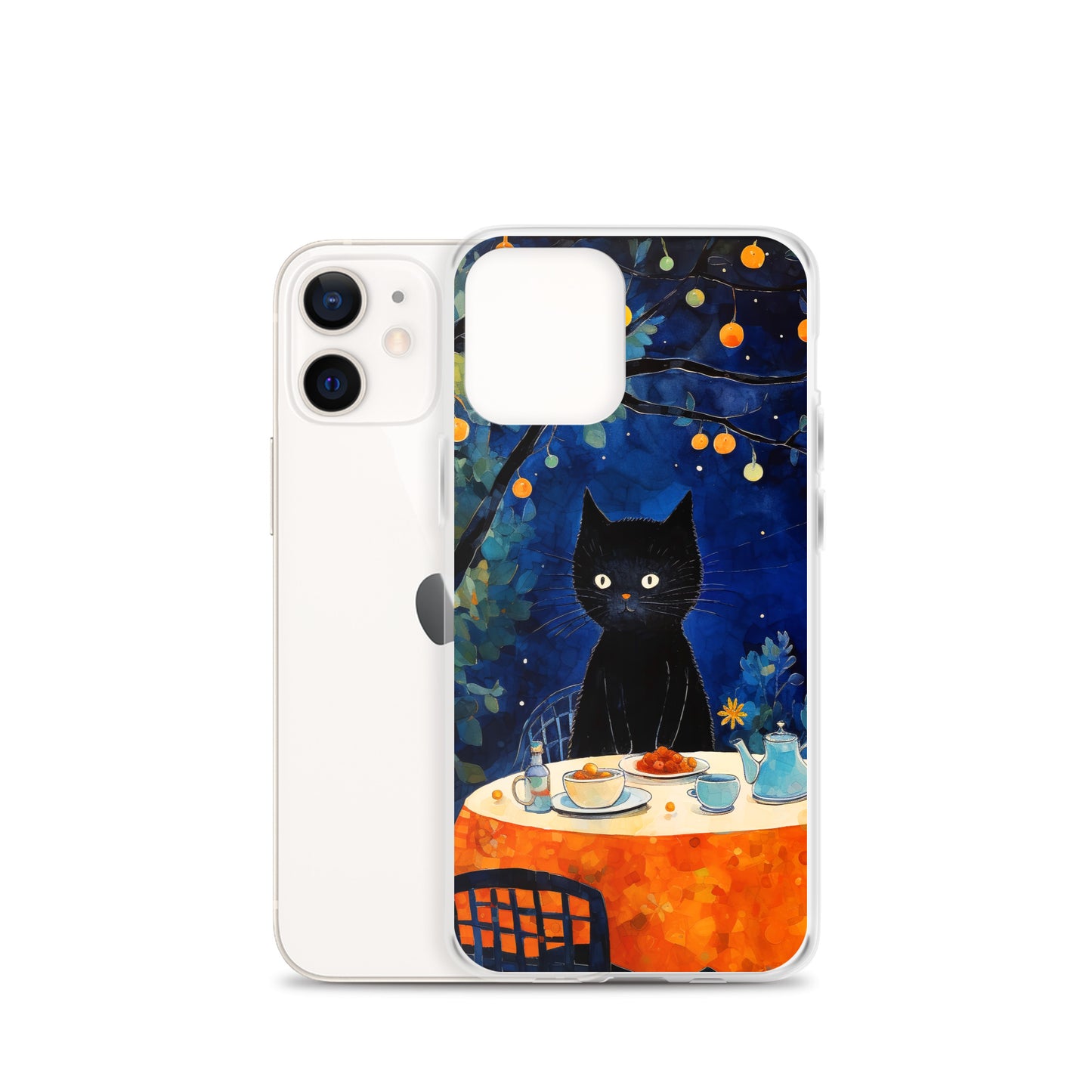 Feline Dinner N2 - Clear Case for iPhone