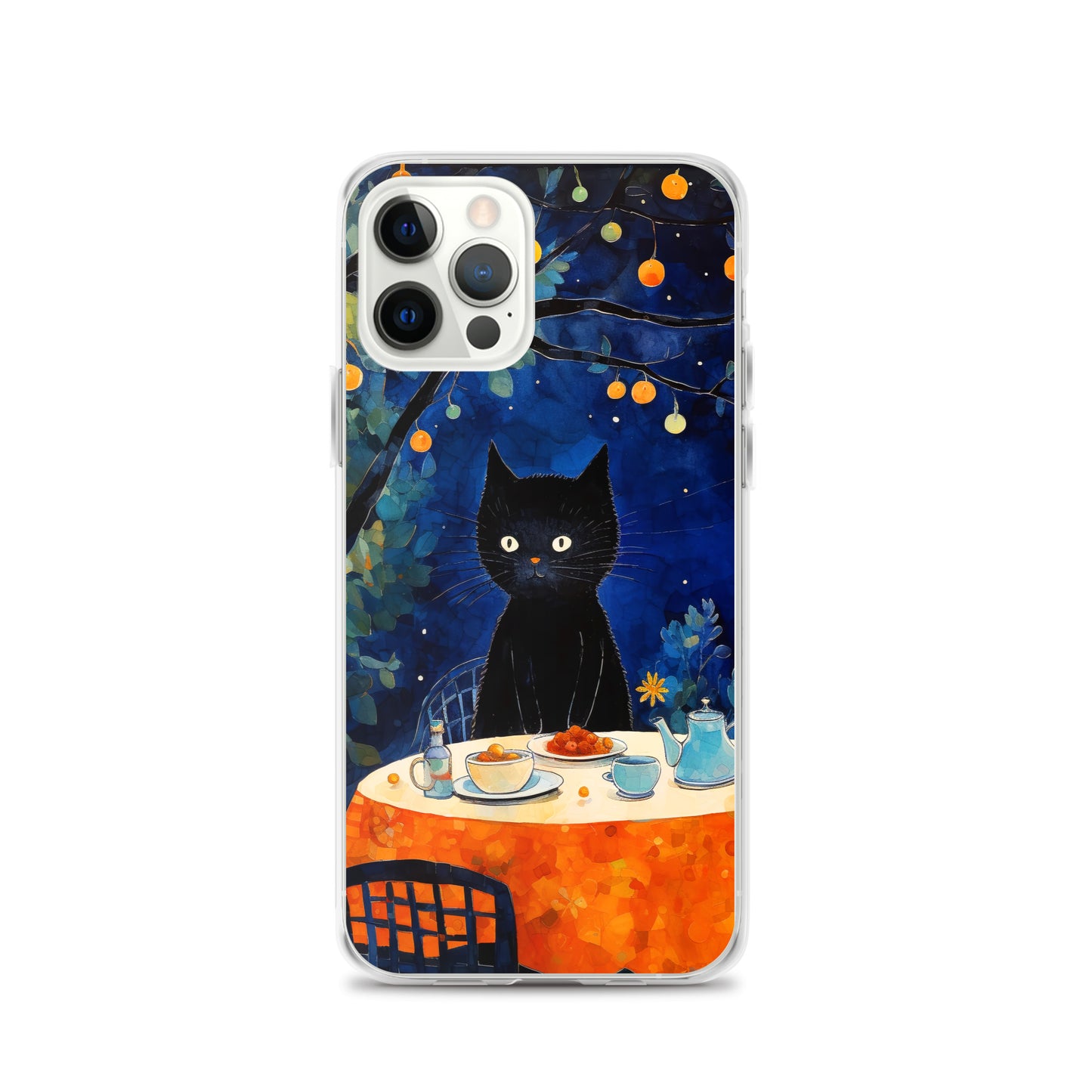 Feline Dinner N2 - Clear Case for iPhone