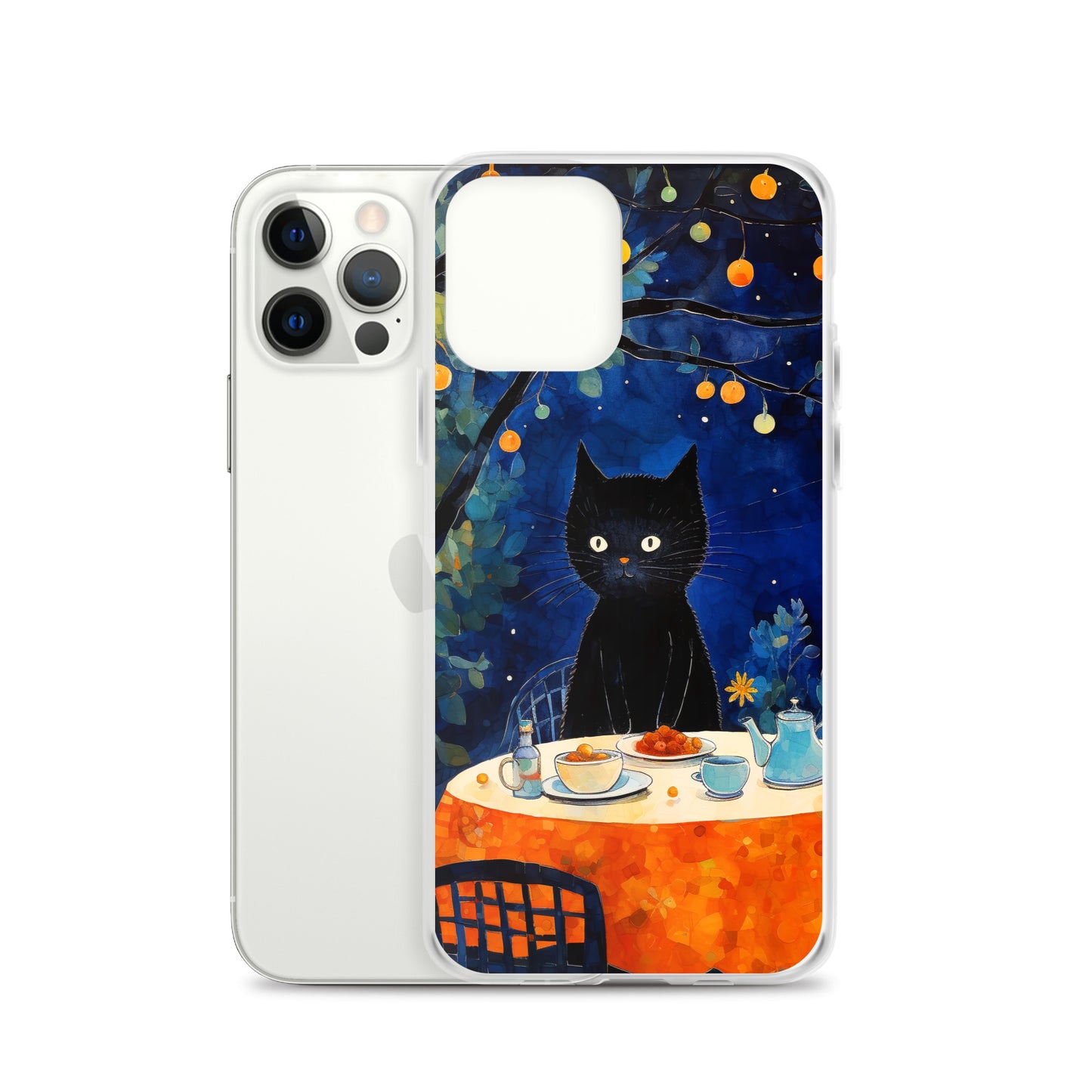 Feline Dinner N2 - Clear Case for iPhone