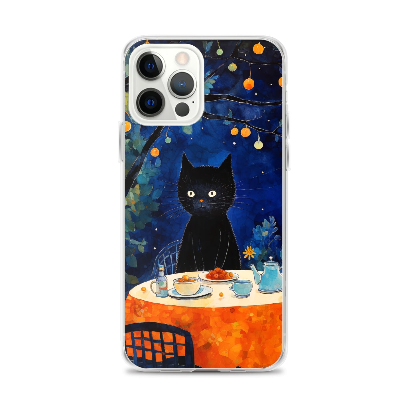 Feline Dinner N2 - Clear Case for iPhone