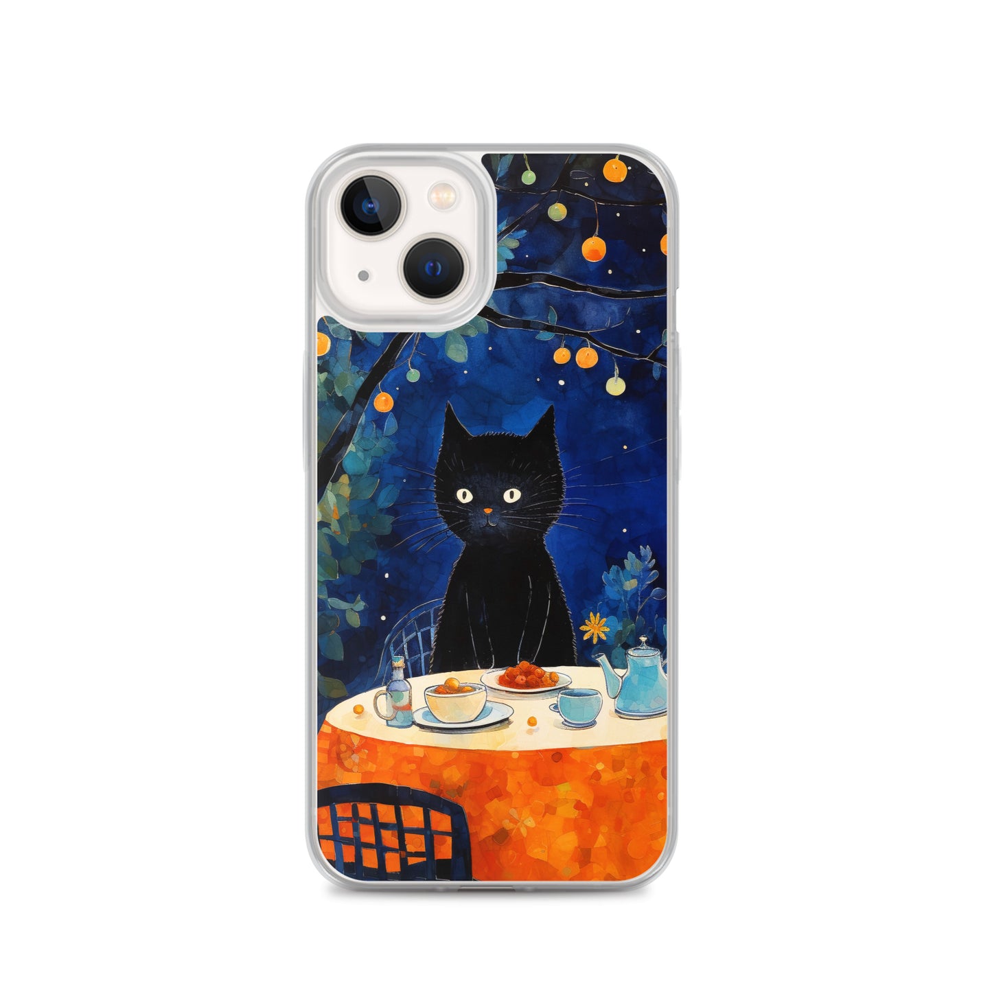 Feline Dinner N2 - Clear Case for iPhone