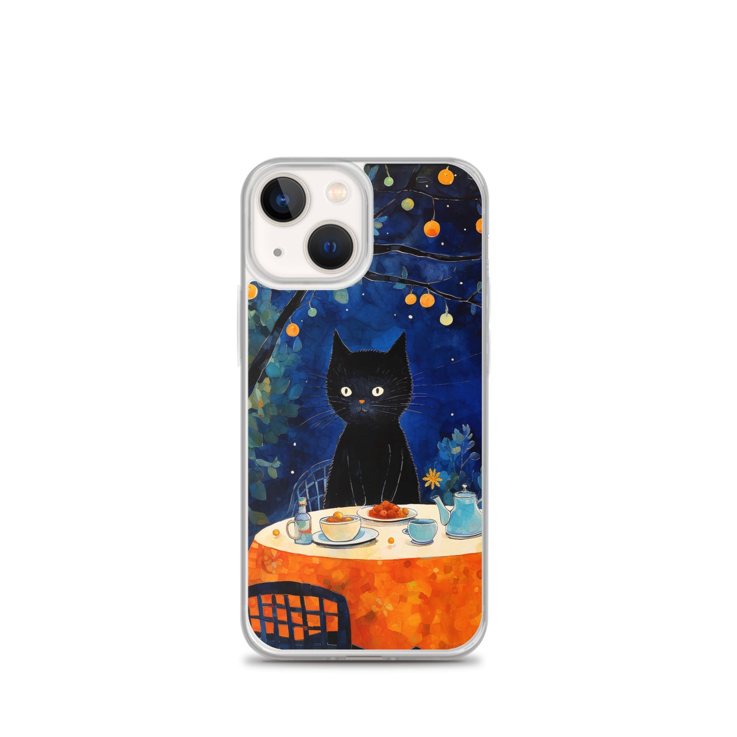 Feline Dinner N2 - Clear Case for iPhone