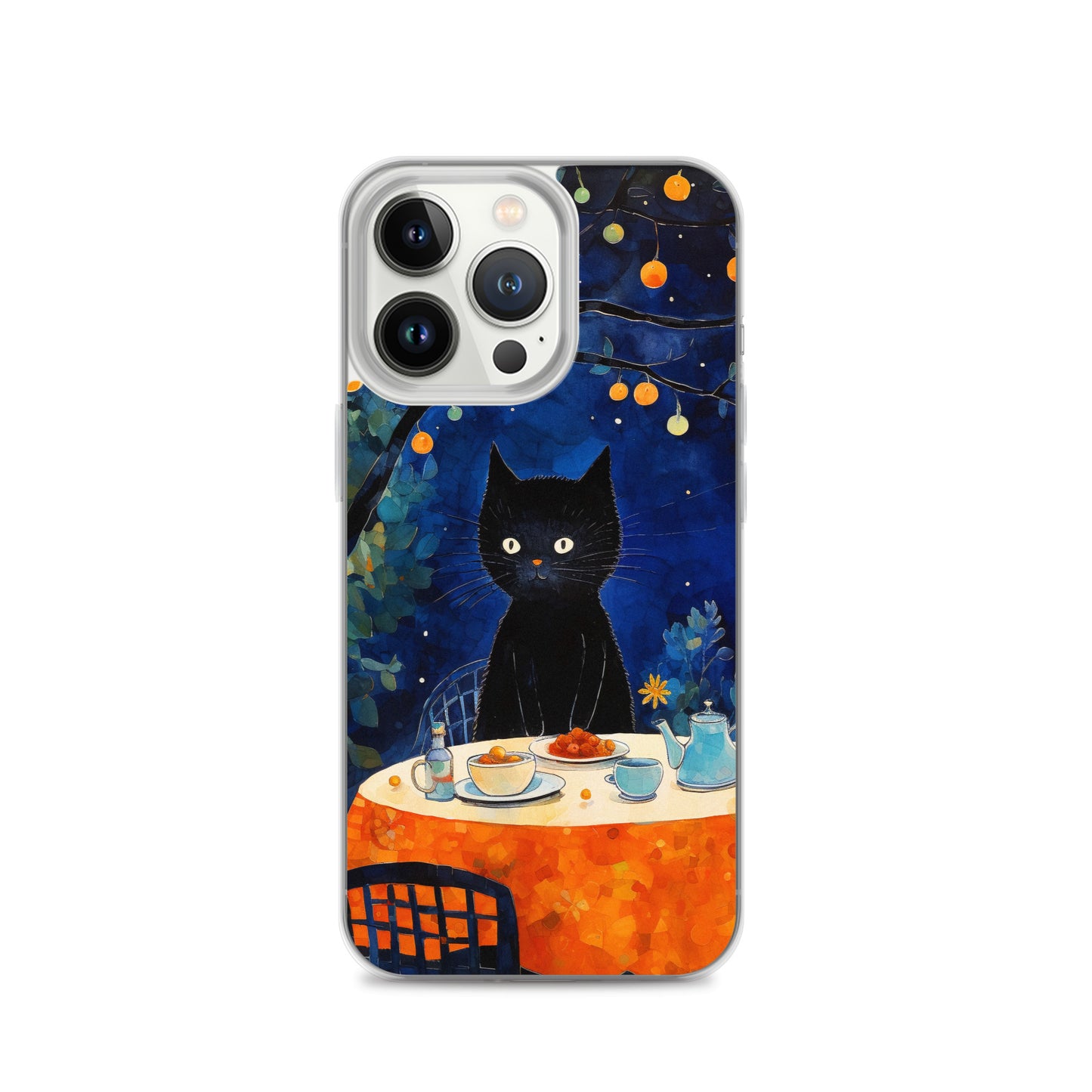 Feline Dinner N2 - Clear Case for iPhone