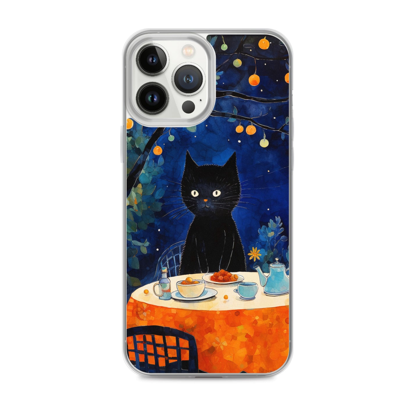 Feline Dinner N2 - Clear Case for iPhone