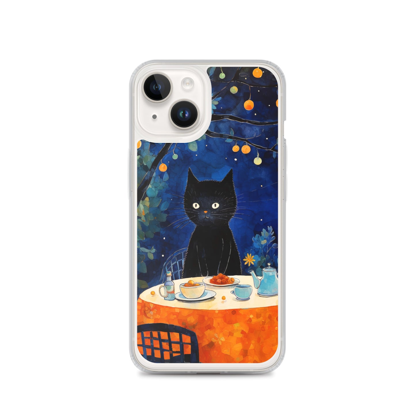 Feline Dinner N2 - Clear Case for iPhone