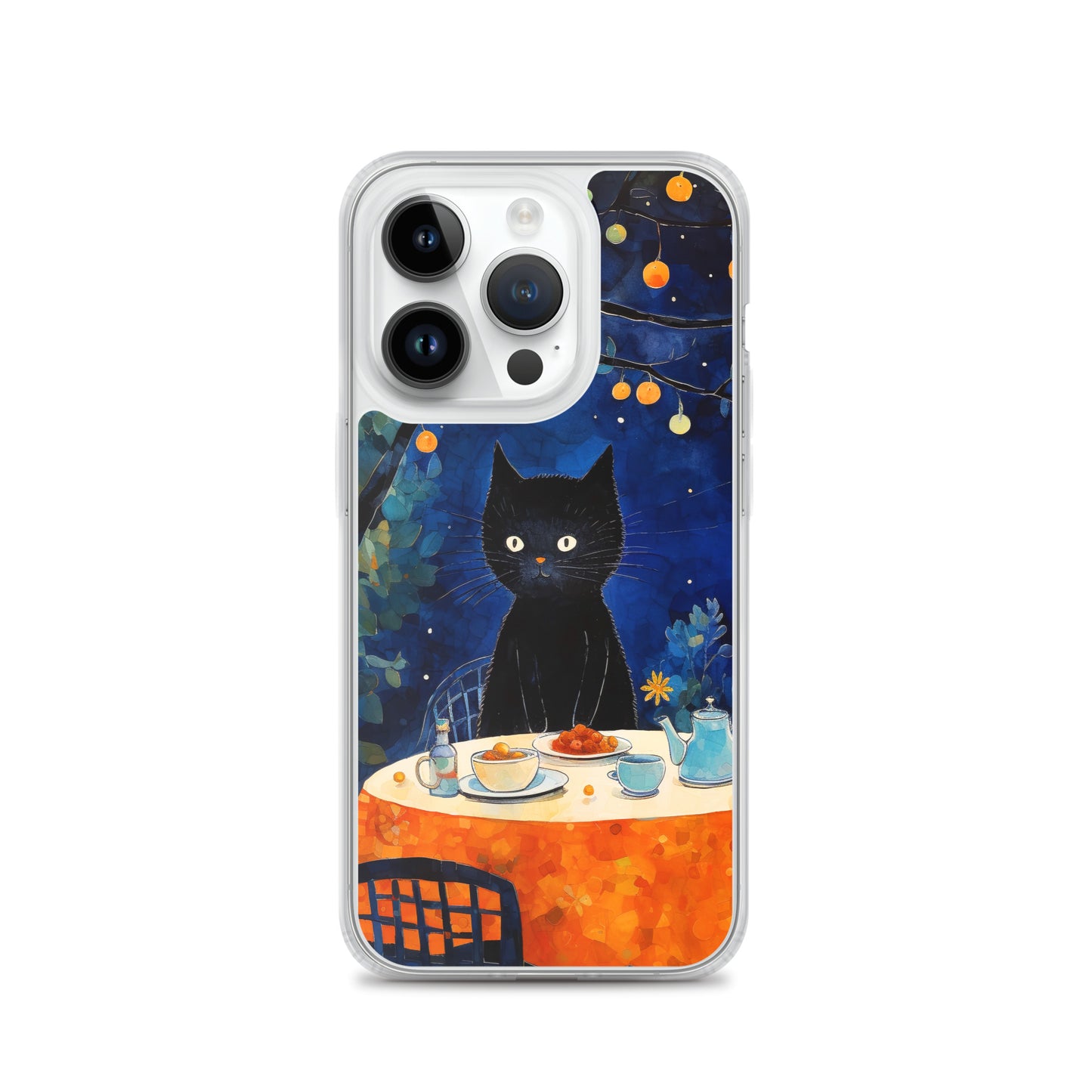 Feline Dinner N2 - Clear Case for iPhone