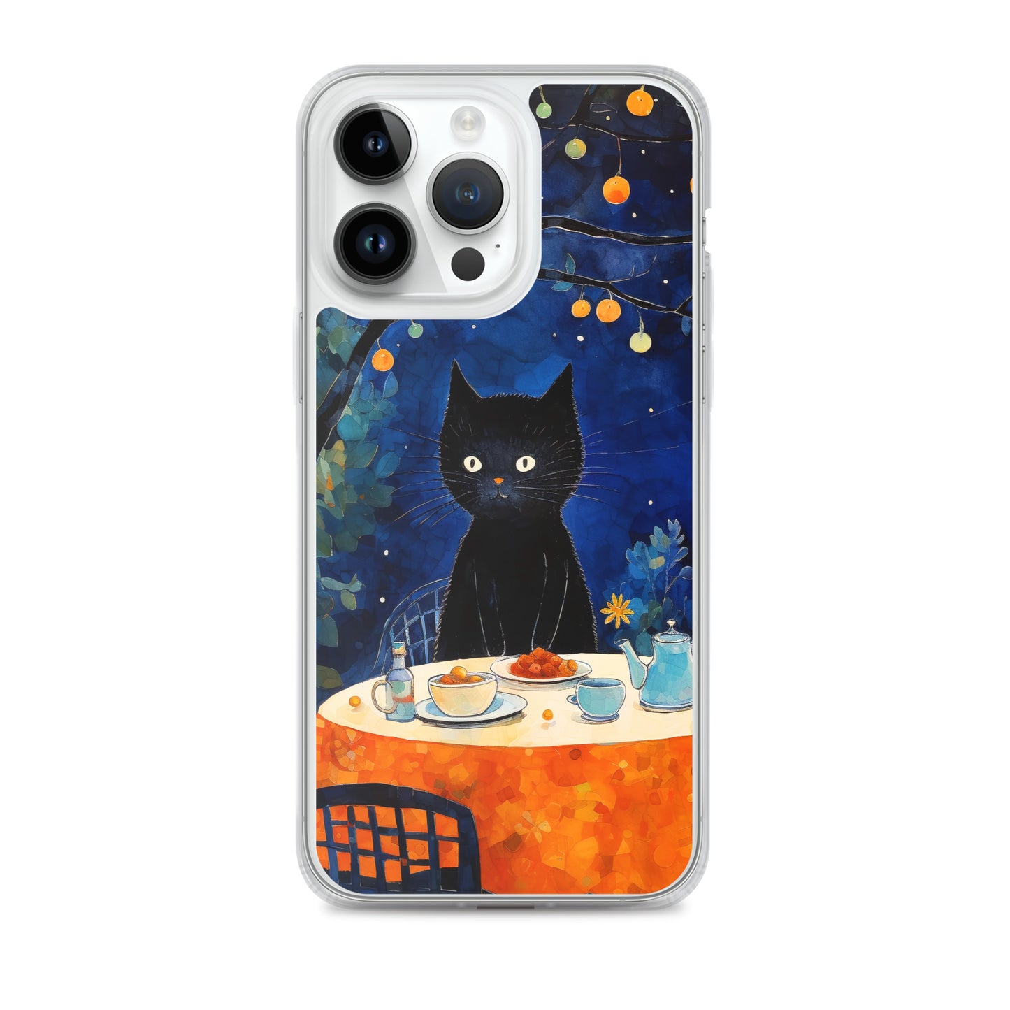 Feline Dinner N2 - Clear Case for iPhone