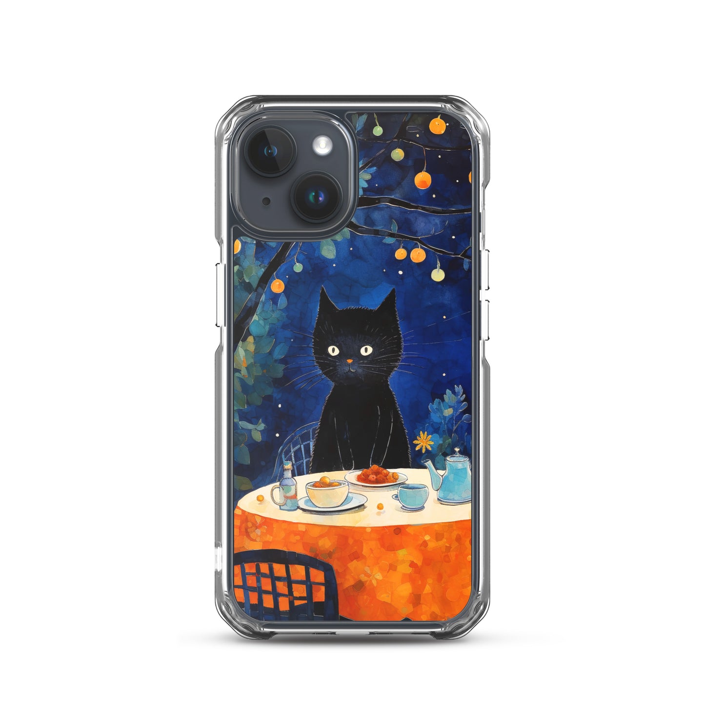 Feline Dinner N2 - Clear Case for iPhone