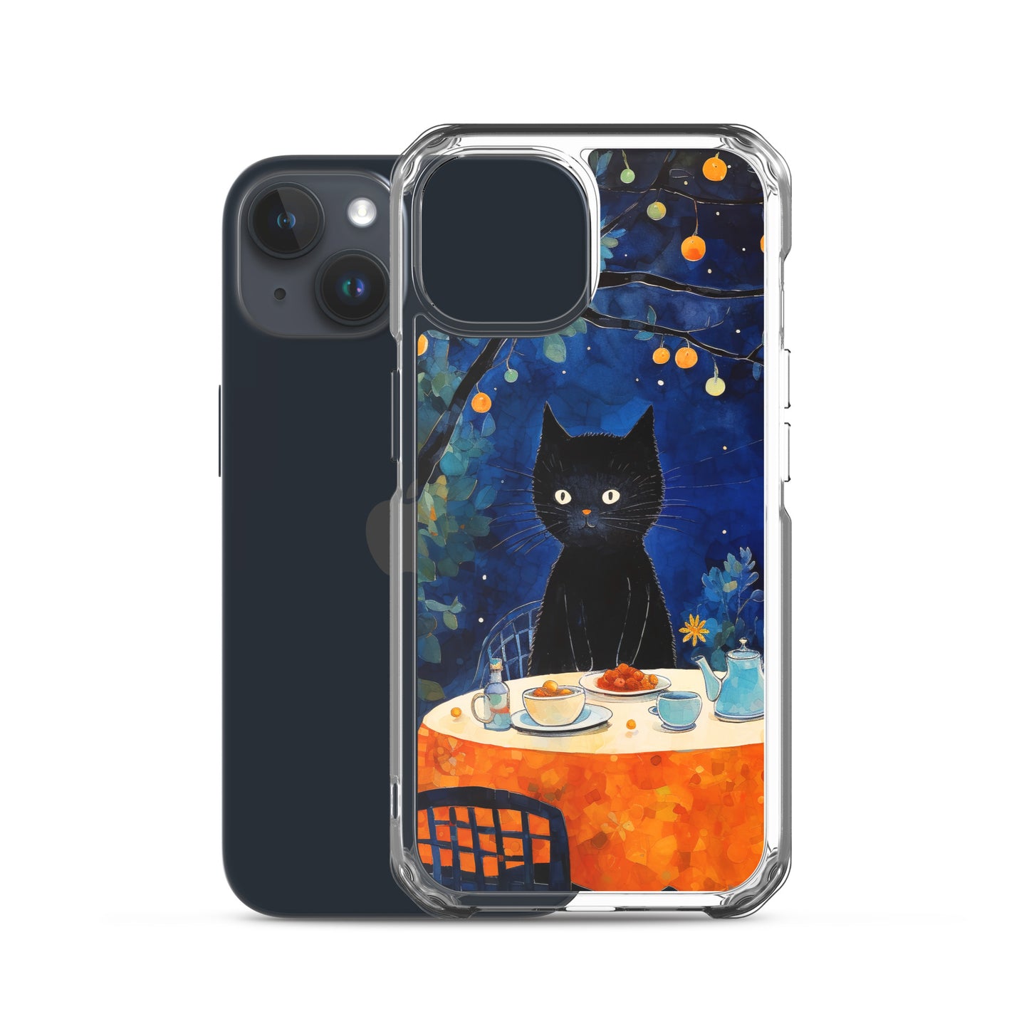 Feline Dinner N2 - Clear Case for iPhone