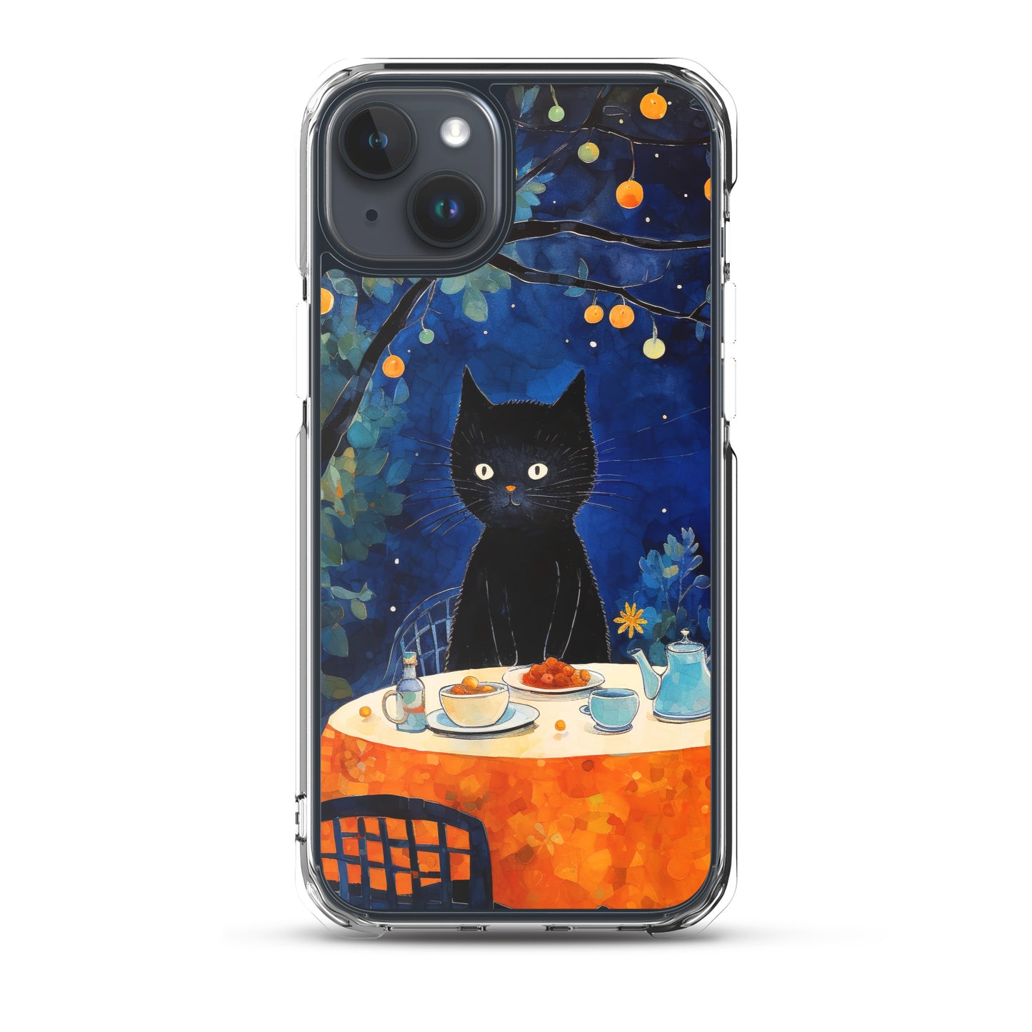 Feline Dinner N2 - Clear Case for iPhone