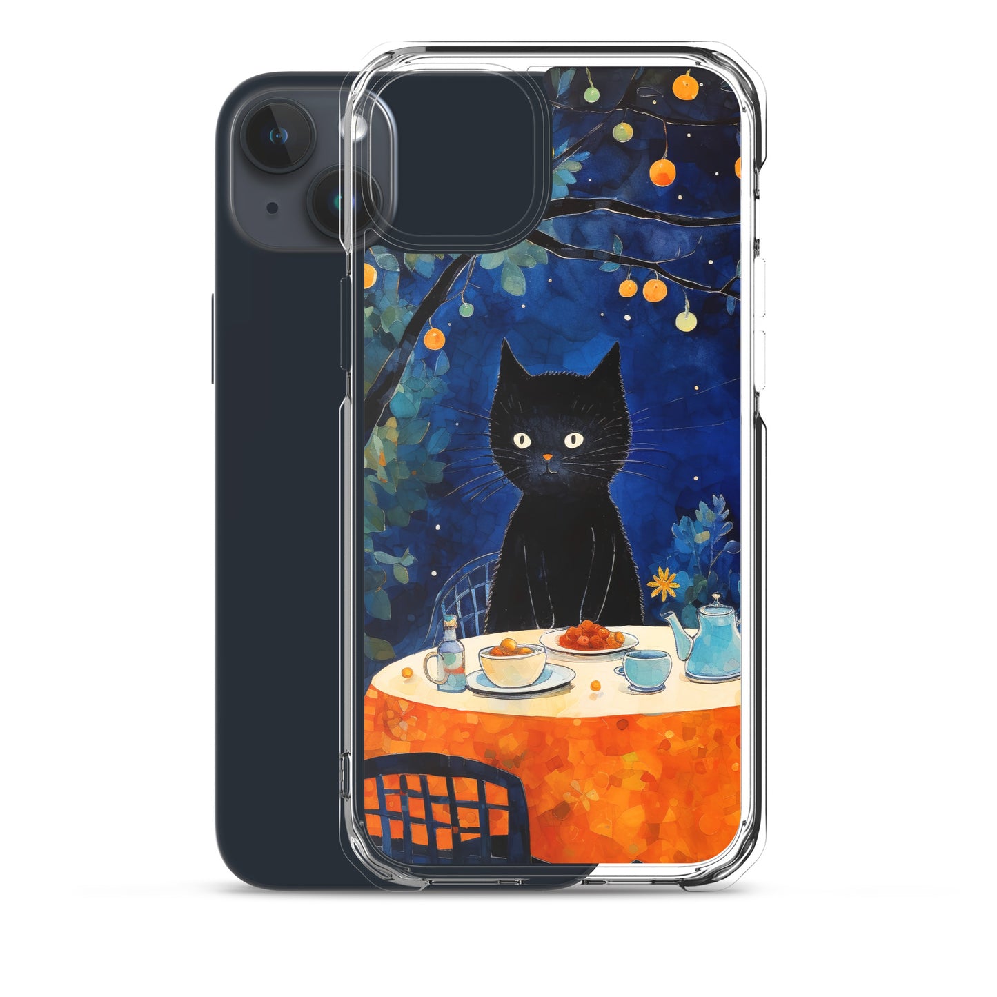 Feline Dinner N2 - Clear Case for iPhone