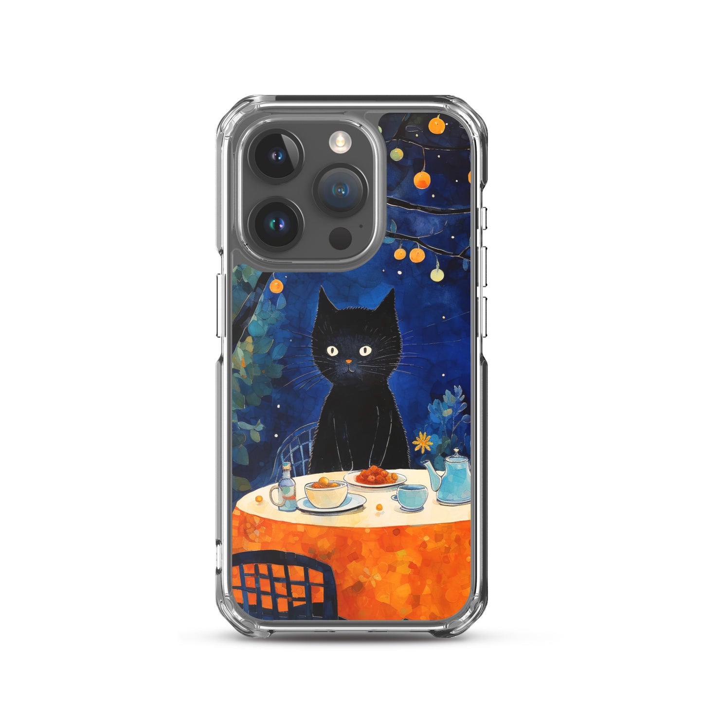 Feline Dinner N2 - Clear Case for iPhone