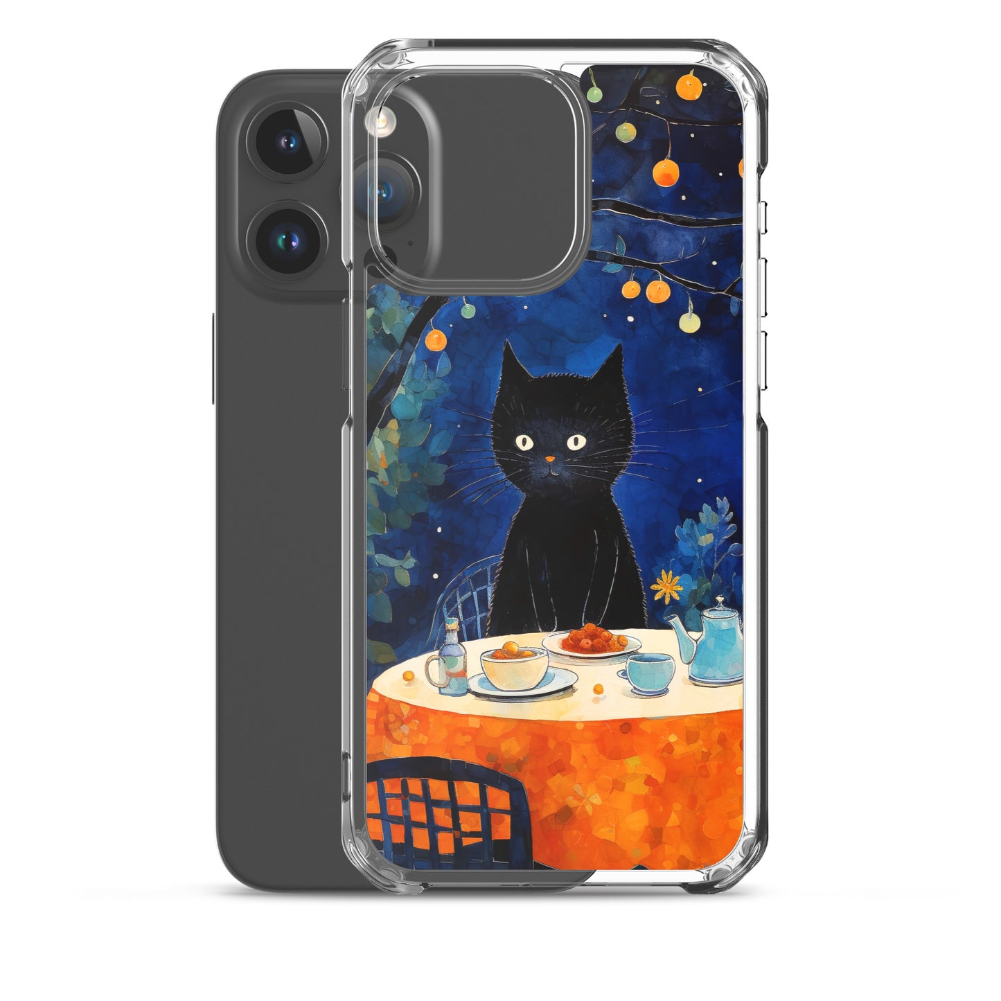 Feline Dinner N2 - Clear Case for iPhone