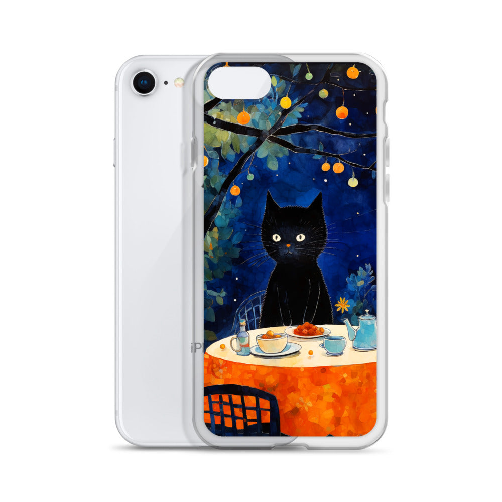 Feline Dinner N2 - Clear Case for iPhone