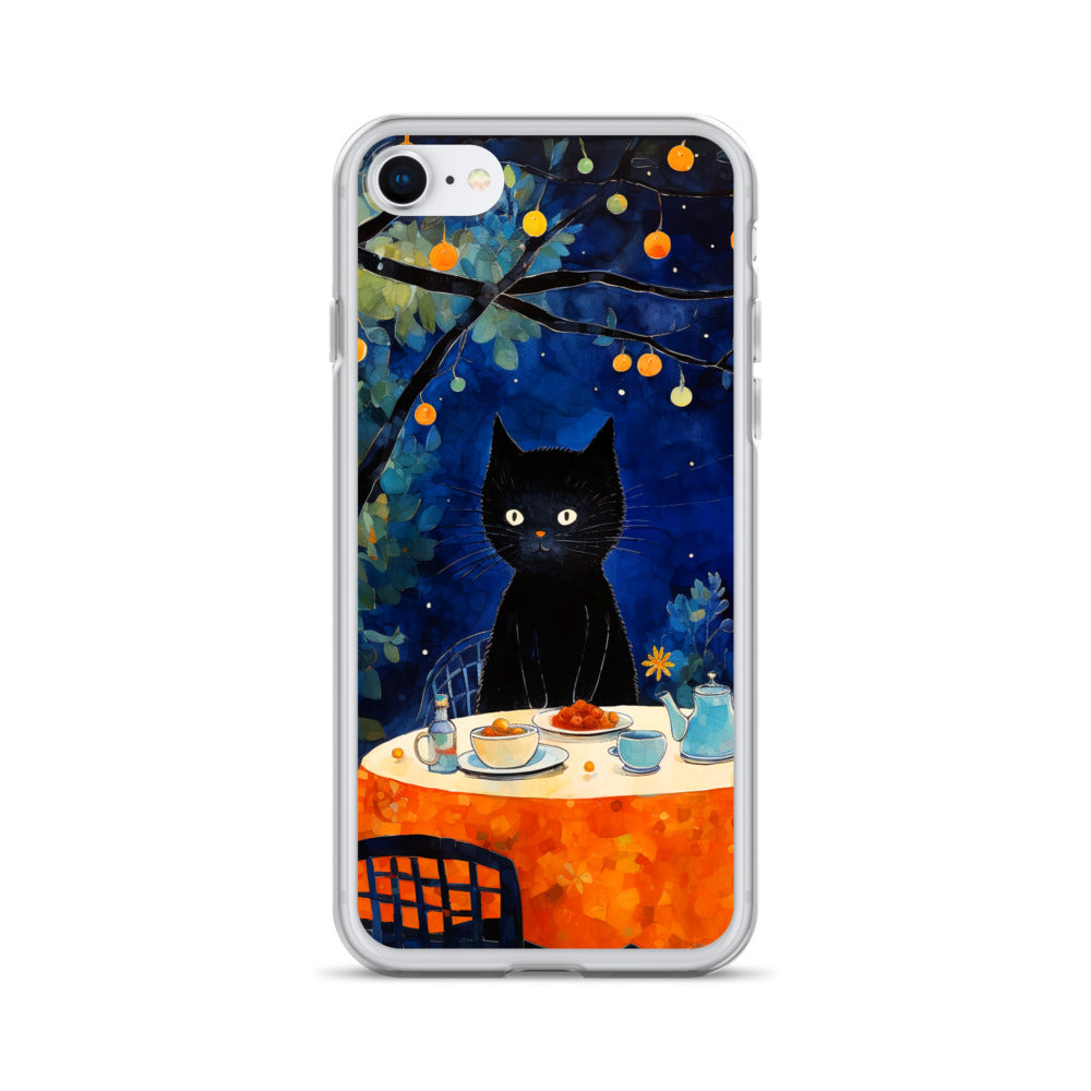 Feline Dinner N2 - Clear Case for iPhone