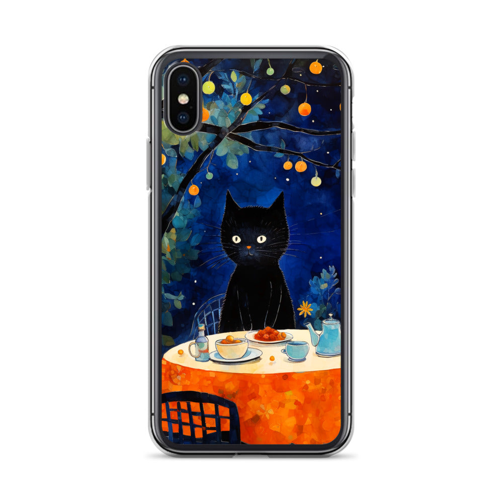 Feline Dinner N2 - Clear Case for iPhone