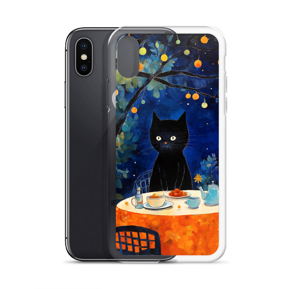 Feline Dinner N2 - Clear Case for iPhone