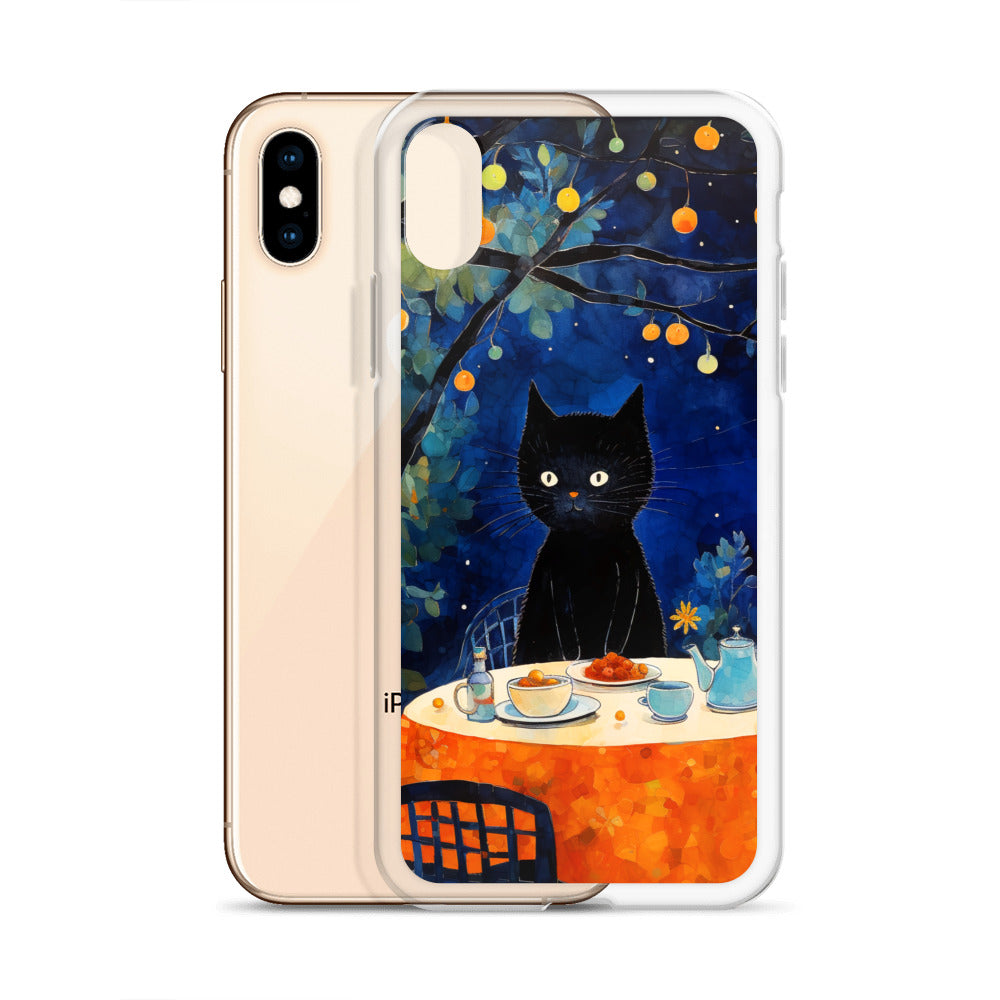 Feline Dinner N2 - Clear Case for iPhone