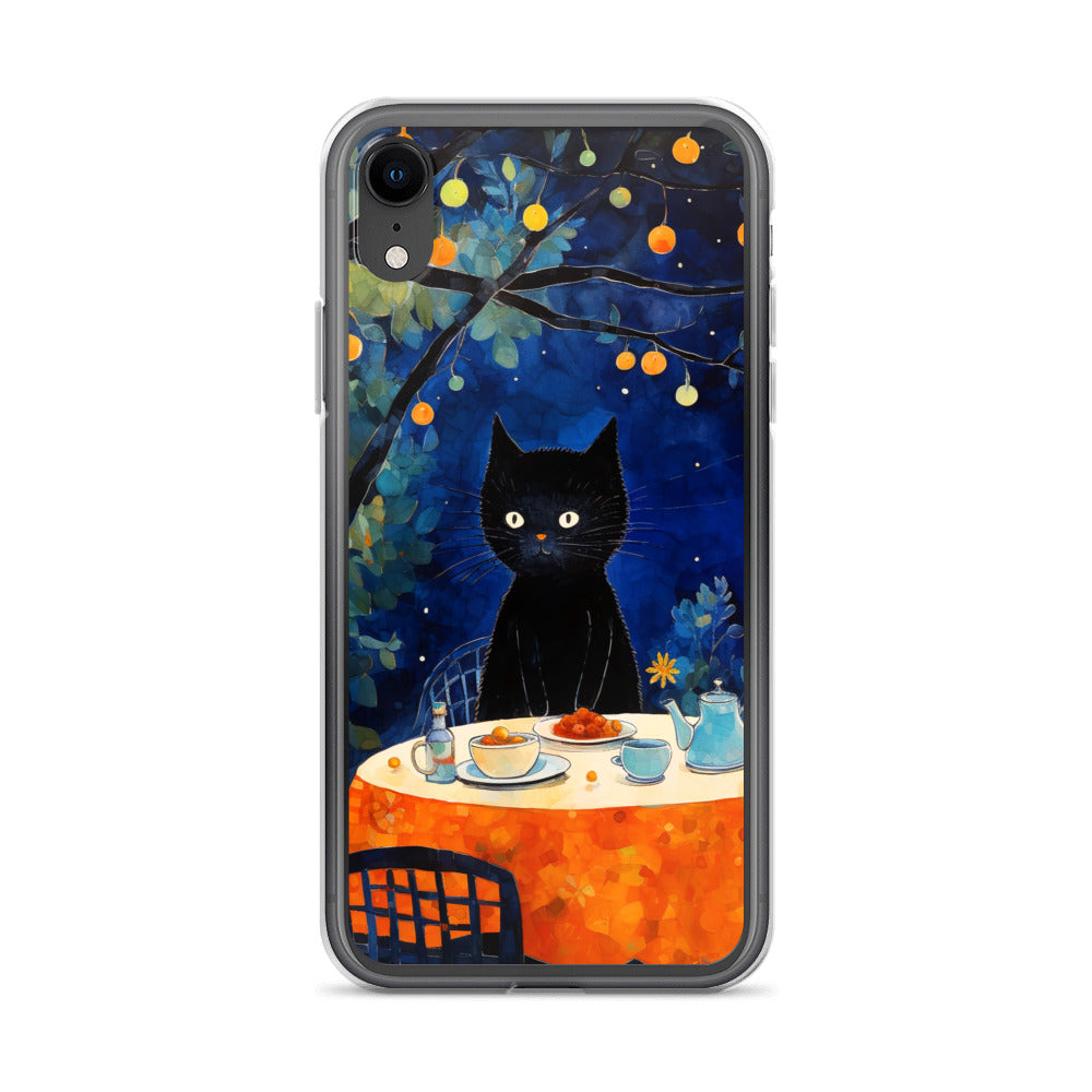 Feline Dinner N2 - Clear Case for iPhone