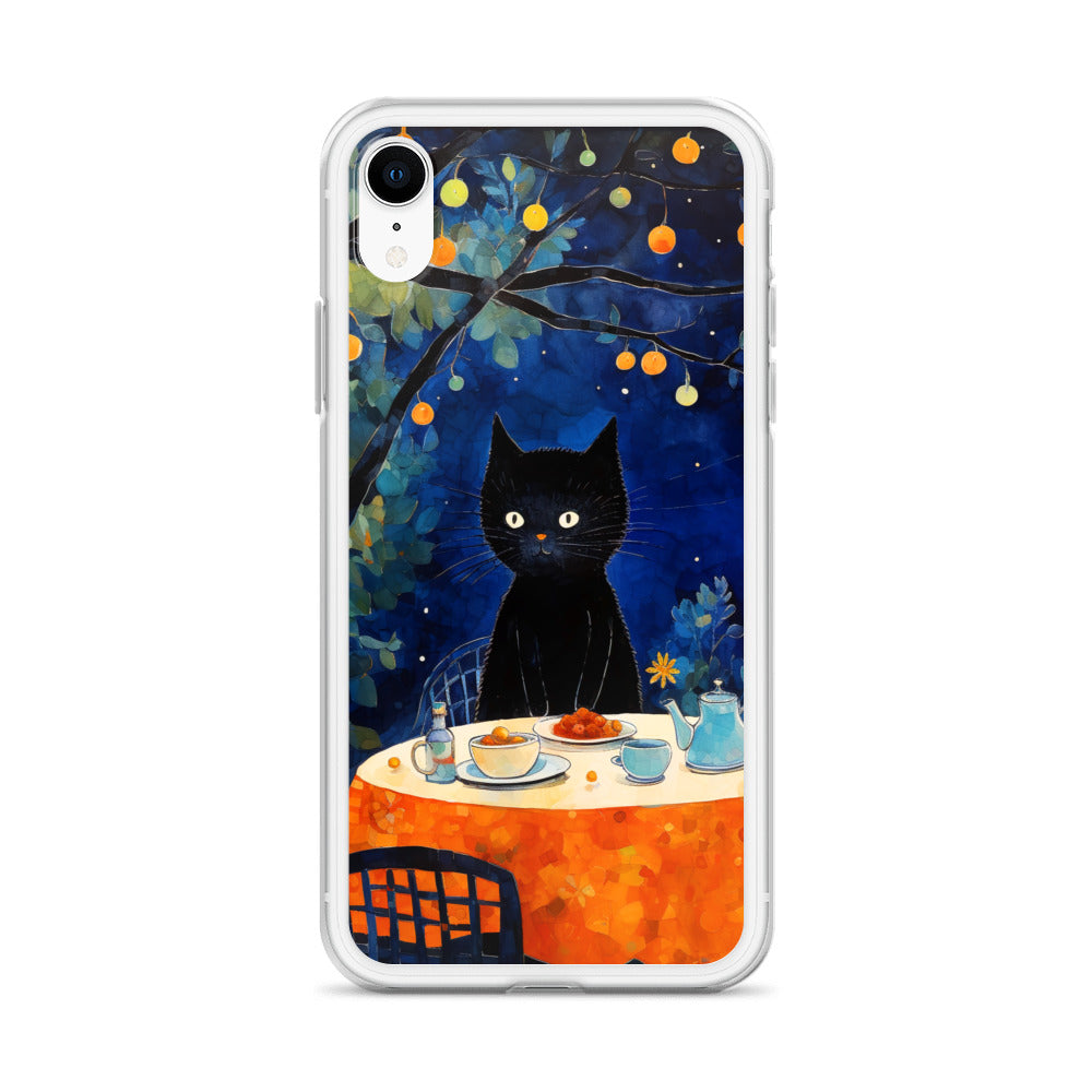 Feline Dinner N2 - Clear Case for iPhone