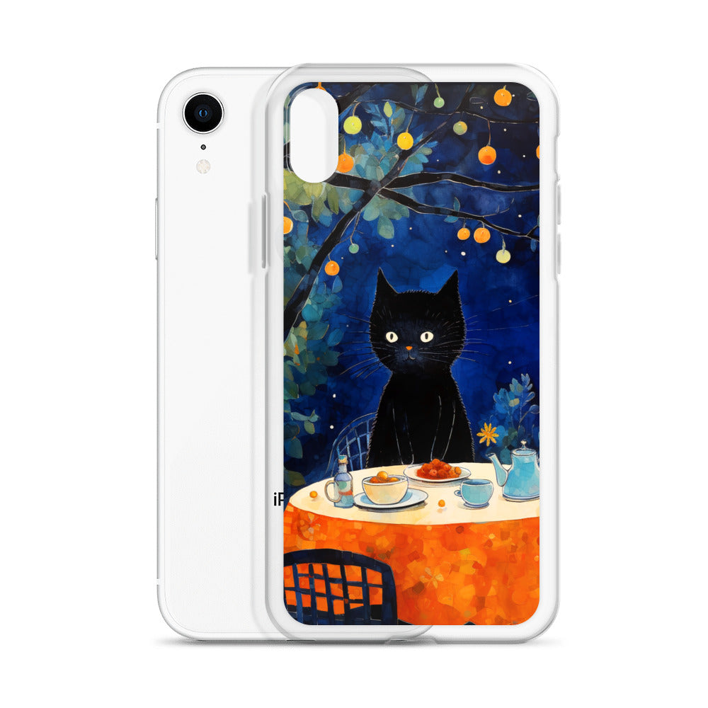 Feline Dinner N2 - Clear Case for iPhone