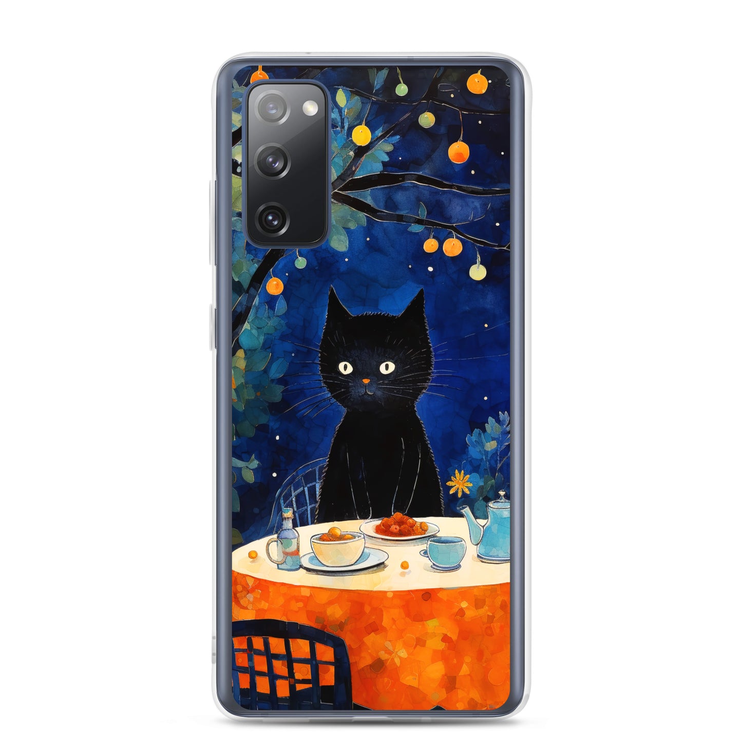 Feline Dinner N2 - Clear Case for Samsung