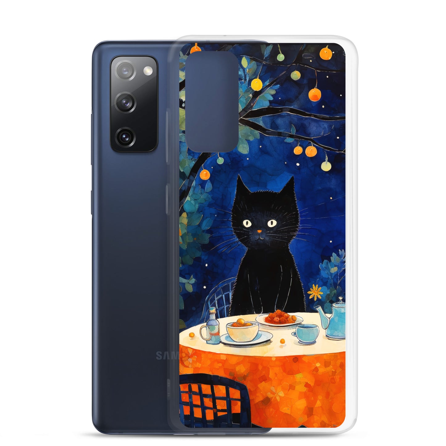 Feline Dinner N2 - Clear Case for Samsung