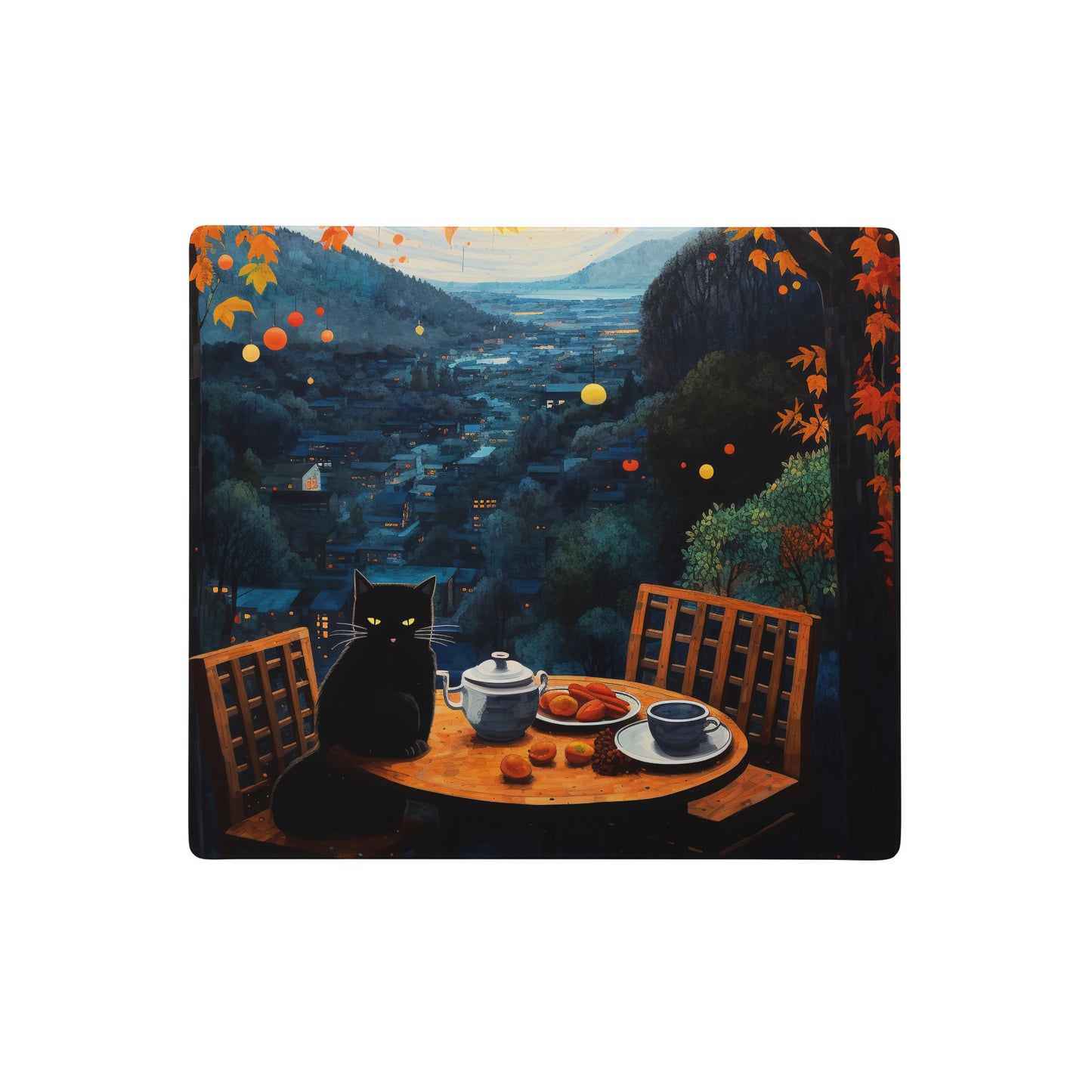 Feline Dinner N3 - Gaming Mouse Pad