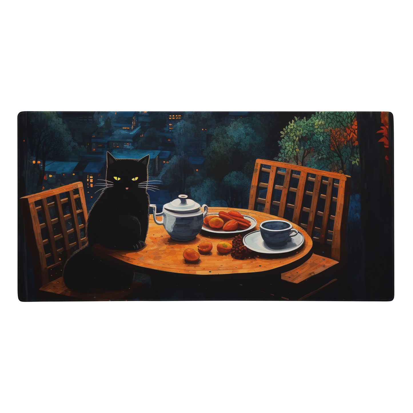 Feline Dinner N3 - Gaming Mouse Pad