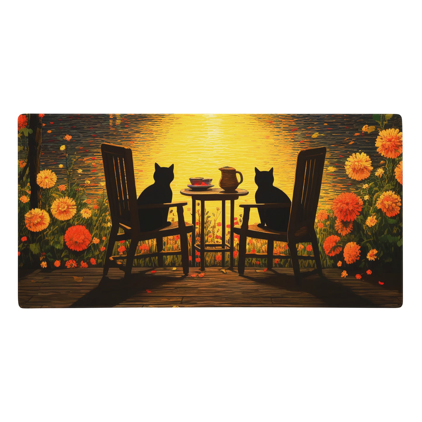 Feline Dinner N1 - Gaming Mouse Pad