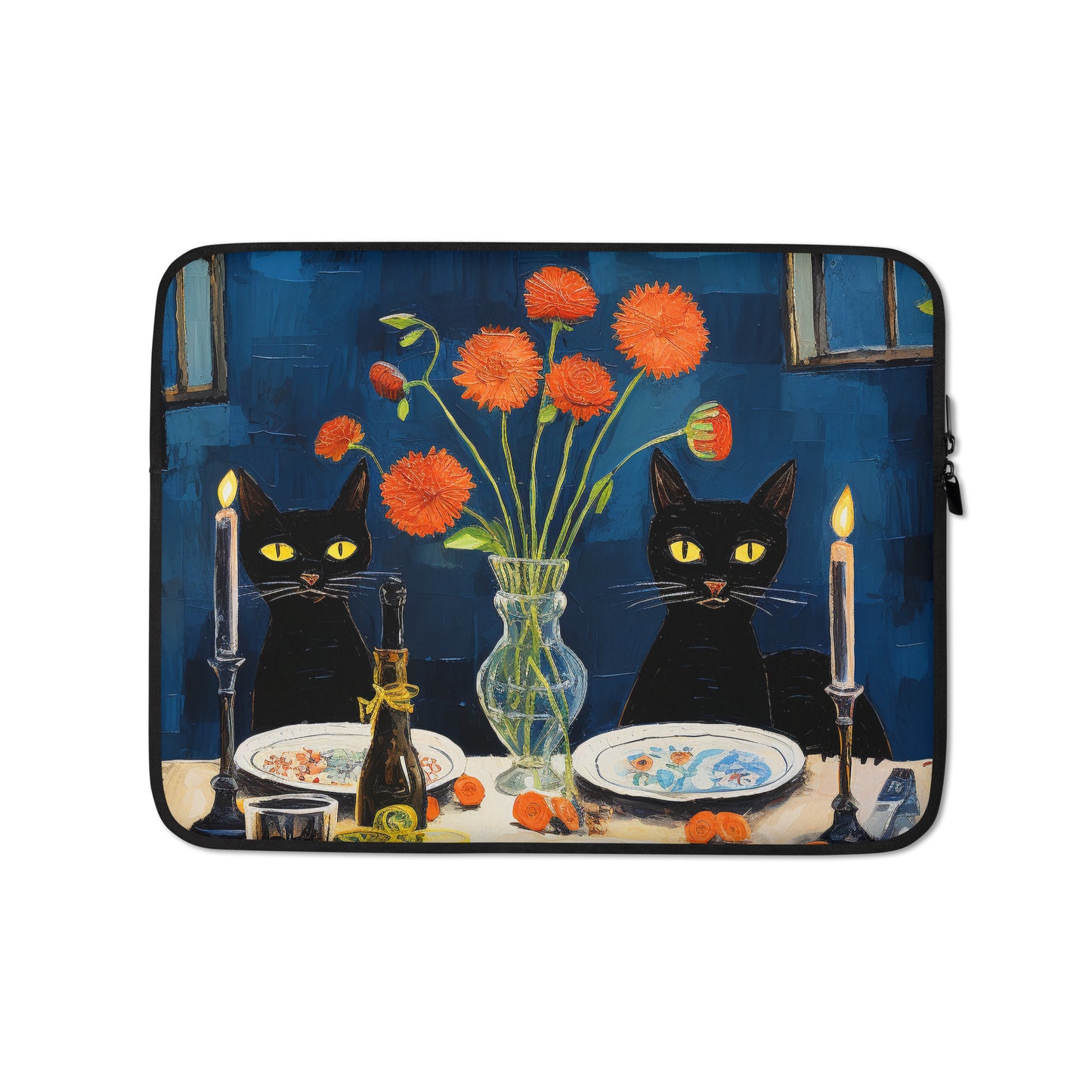 Feline Dinner N4 - Laptop Sleeve