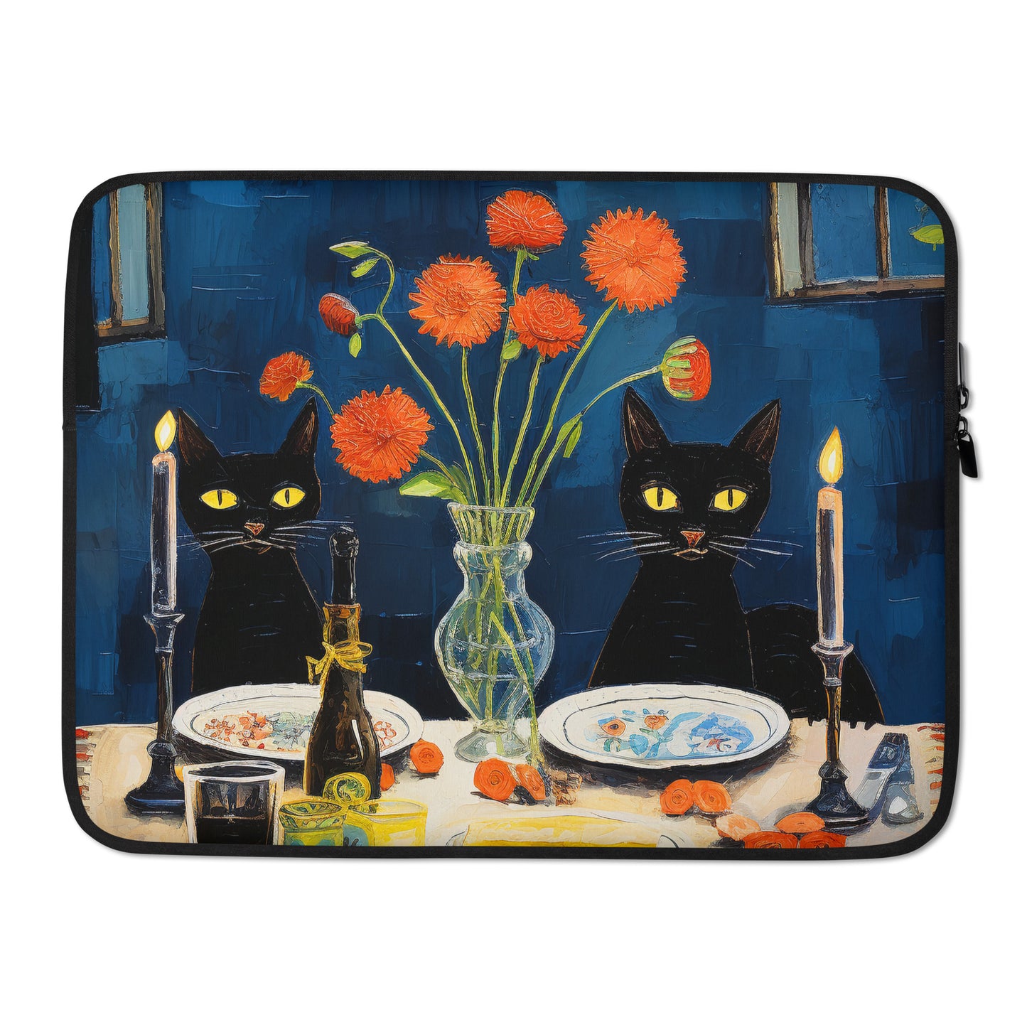 Feline Dinner N4 - Laptop Sleeve