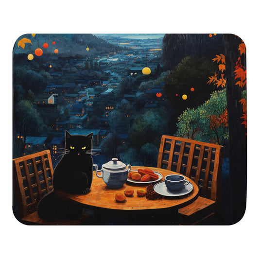 Feline Dinner N3 - Mouse Pad