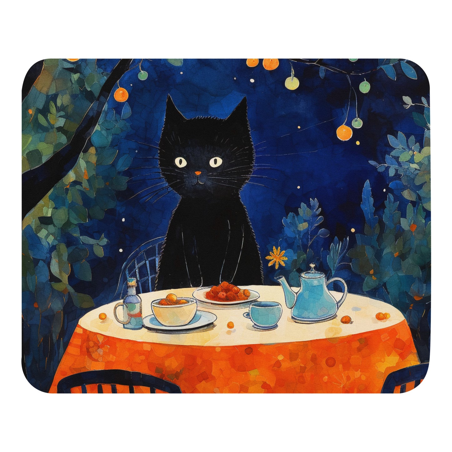 Feline Dinner N2 - Mouse Pad