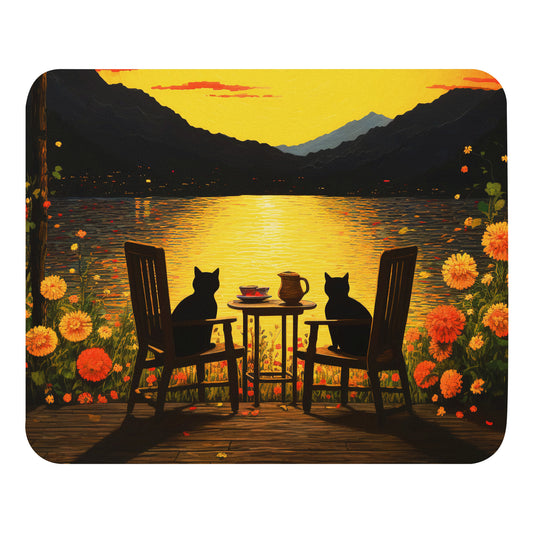 Feline Dinner N1 - Mouse Pad