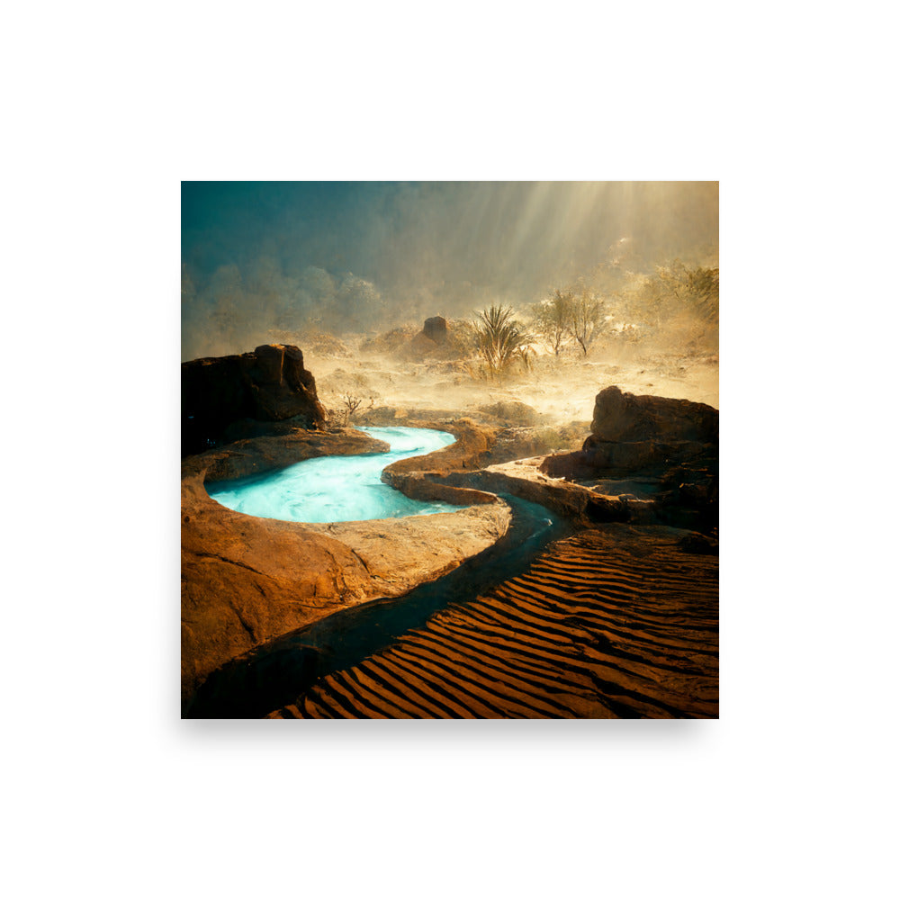 Desert Oasis: Neutral - Luster Poster