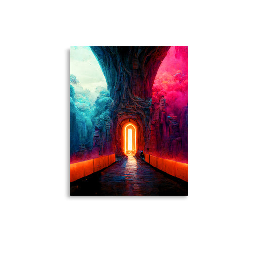 Portal Jumping: Vibrant - Luster Poster