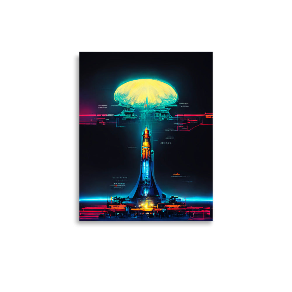 Rocket Design: Vibrant - Luster Poster