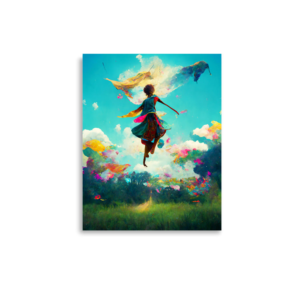 Flying Free: Vibrant - Luster Poster