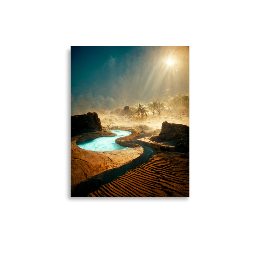 Desert Oasis: Neutral - Luster Poster