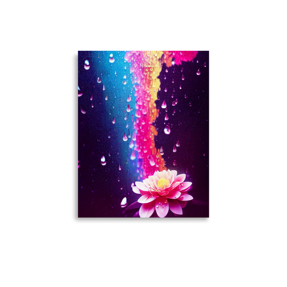 Calming Rain: Vibrant - Luster Poster