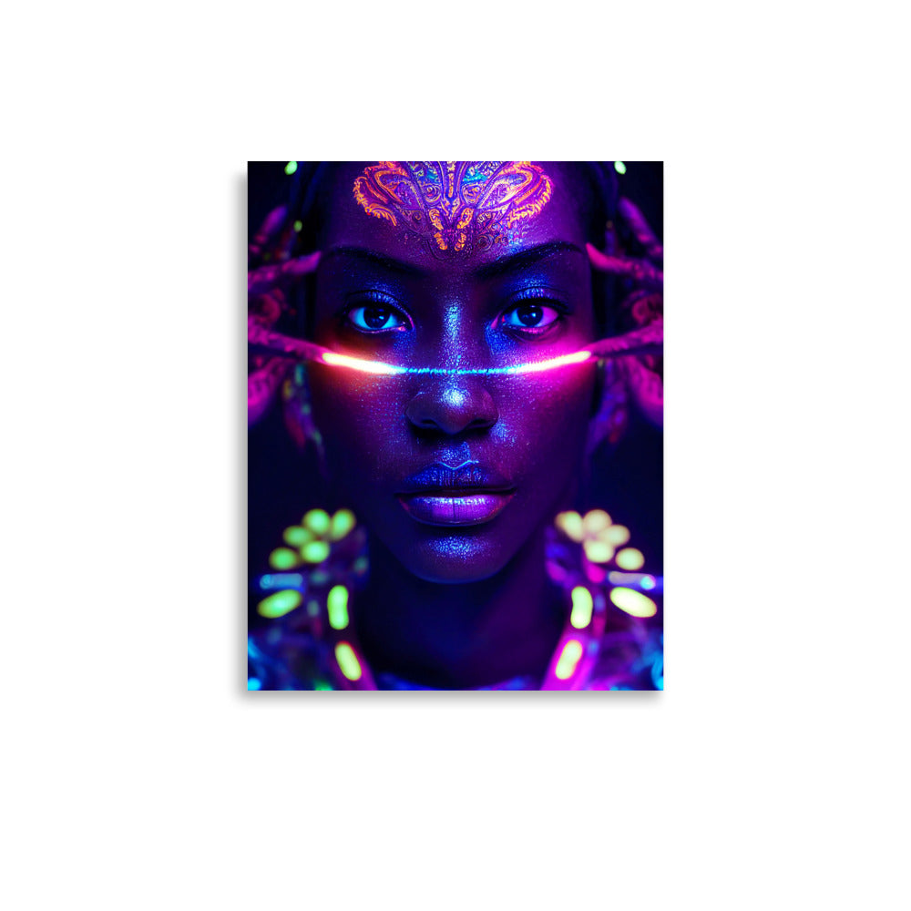 Metallic Shift: Vibrant - Luster Poster