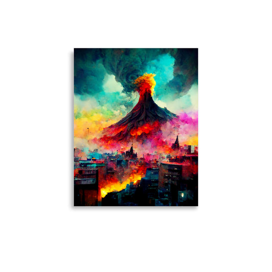 Natural Disaster: Vibrant - Luster Poster