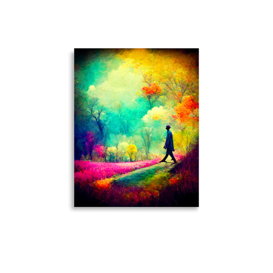 Lone Thoughts: Vibrant - Luster Poster