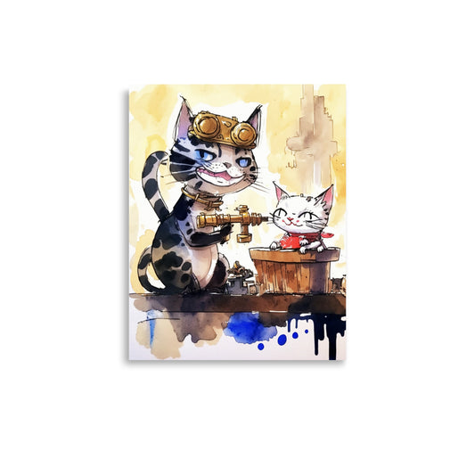 Pet Paintings: Neutral - Luster Poster