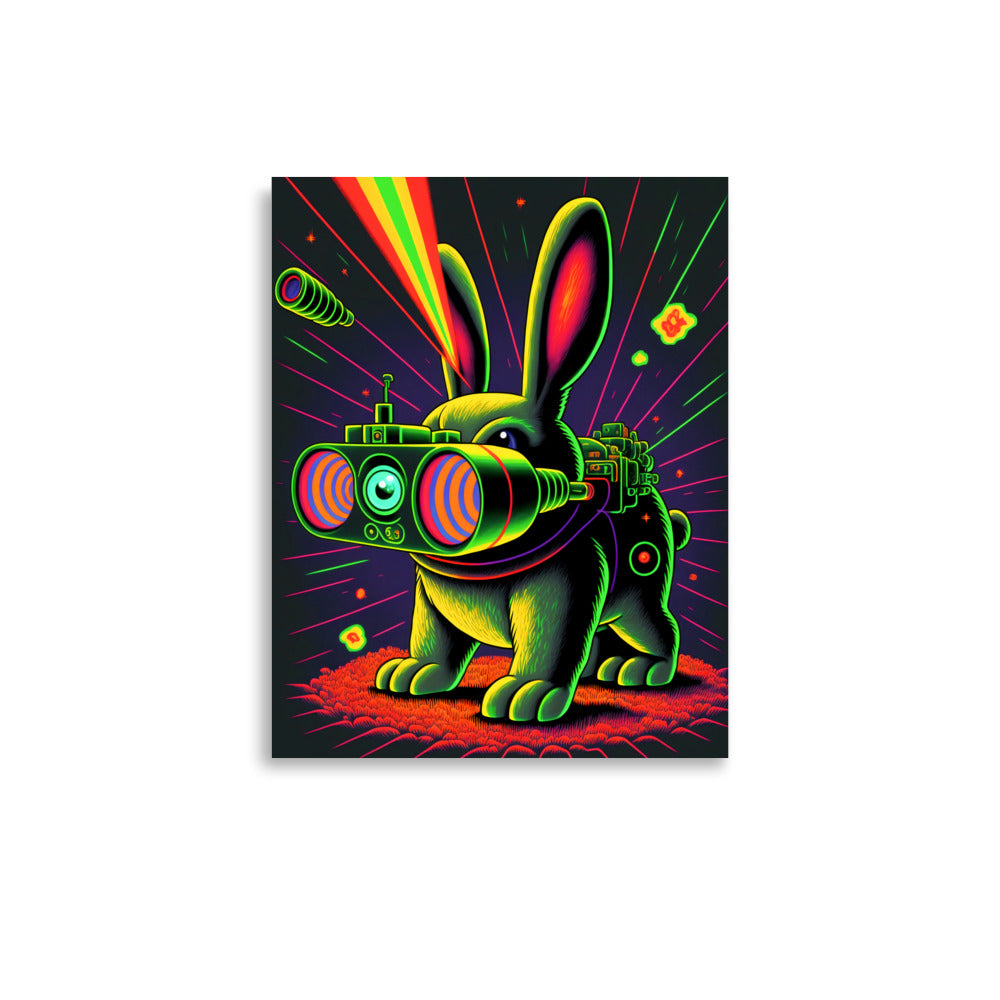 Ro-Bunny: Vibrant - Luster Poster